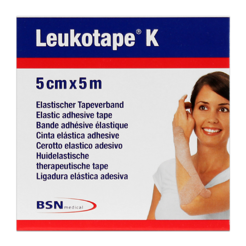 Leukotape K Cinta Elástica Adhesiva 5 cm x 5 metros: Color Beige
