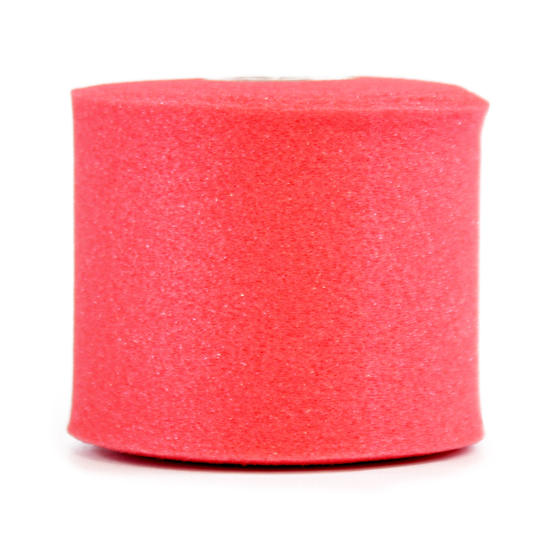Pretape Kinefis 7.5cm x 27m: prevendaje deportivo de fina espuma ideal para cualquier práctica deportiva (color rojo)